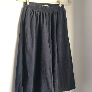 Black Crane wide leg pant